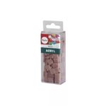RAYHER ACRYL MOSAIC 1X1CM 205PC/50G MARBLED PINK CHI