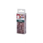 RAYHER ACRYL MOSAIC 1X1CM 205PC/50G MARBLED PERSIAN RED