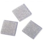 RAYHER ACRYL MOSAIC 1X1CM 205PC/50G GLITTER SILVER SHADOW