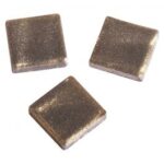 RAYHER ACRYL MOSAIC 1X1CM 205PC/50G METALLIC SIENNA