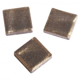 R14543529.jpg RAYHER ACRYL MOSAIC 1X1CM 205PC/50G METALLIC SIENNA - Image 1