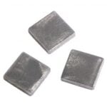 RAYHER ACRYL MOSAIC 1X1CM 205PC/50G METALLIC BRILLIANT SILVER