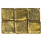 RAYHER ACRYL MOSAIC 1X1CM 205PC/50G METALLIC BRILLIANT GOLD