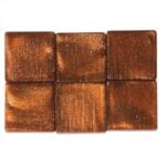 RAYHER ACRYL MOSAIC 1X1CM 205PC/50G METALLIC BRILLIANT BRONZE