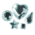 RAYHER ACRYLIC STRASS STONES ADHESIVE 3-12MM [5TYPES] 58PCS TURQUOISE