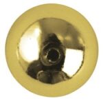 RAYHER PLASTIC BEADS D.10MM 22PCS GOLD