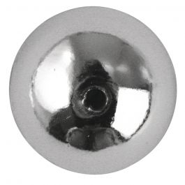 R1630622.jpg RAYHER PLASTIC BEADS D.10MM 22PCS SILVER - Image 1