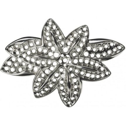 RAYHER JEWELLERY BROOCH PIN PLATE BLOSSOM 7.8X5.5CM