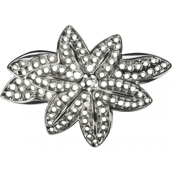R2139822.jpg RAYHER JEWELLERY BROOCH PIN PLATE BLOSSOM 7.8X5.5CM - Image 1