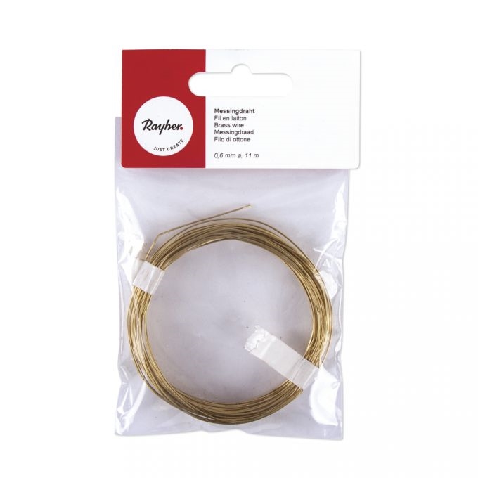 R2401400.jpg RAYHER BRASS WIRE D.0.6MMX11M - Image 1