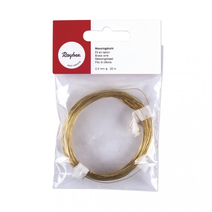 R2401600.jpg RAYHER BRASS WIRE D.0.4MMX20M - Image 1
