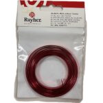 RAYHER ALUMINIUM WIRE FLAT 5X1MM/2M RED [EXTREMELY MOULDABLE]