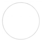 RAYHER METAL RING D.30CM WHITE COATED