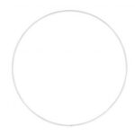 RAYHER METAL RING D.40CM WHITE COATED