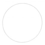 RAYHER METAL RING D.50CM WHITE COATED