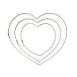 RAYHER METAL WIRE 20CM HEART [1PC]
