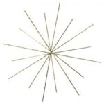 RAYHER WIRE STAR FOR BEADS D.10/8CM 3PCS