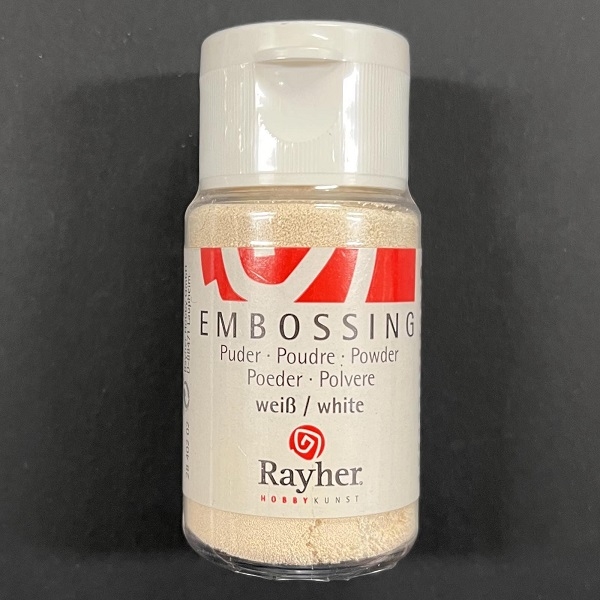 R2840202.jpg RAYHER EMBOSSING POWDER 30ML WHITE - Image 1