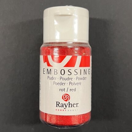 RAYHER EMBOSSING POWDER 30ML RED
