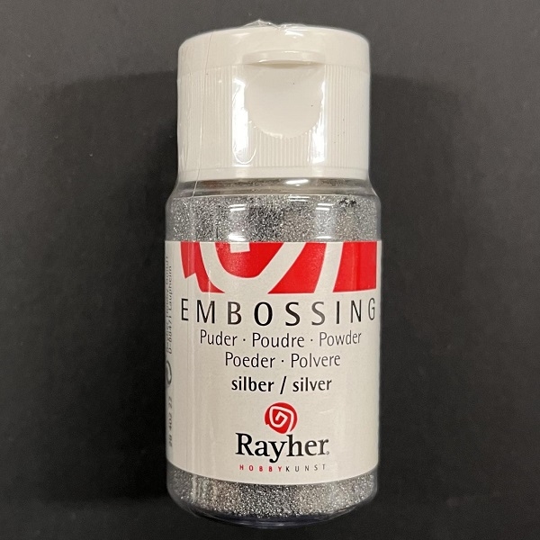 R2840222.jpg RAYHER EMBOSSING POWDER 30ML SILVER - Image 1