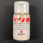 RAYHER EMBOSSING POWDER 30ML WHITE IRIS
