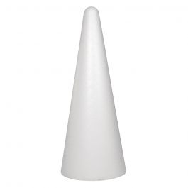 R3003800.jpg RAYHER STYROFOAM CONE D.20CM H.50CM - Image 1