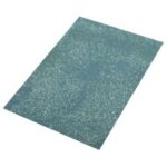 RAYHER SPONGE RUBBER SHEET GLITTER 2MM 30X45CM LIGHT BLUE