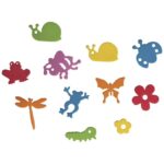 RAYHER SPONGE RUBBER SELF ADHESIVE 80PCS SPRINGTIME 1-3CM