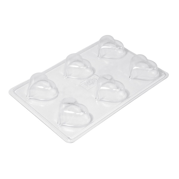 R3116000.jpg RAYHER CANDLE MOULD 5CM 6PCS HEARTS - Image 1