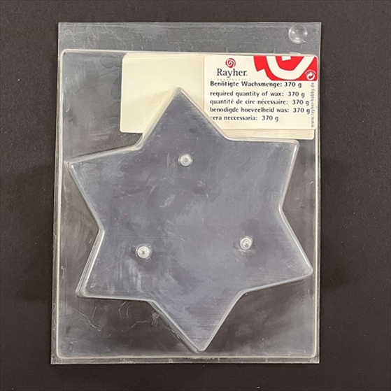 R3133700.jpg RAYHER CANDLE MOULD STAR 16CM - Image 1