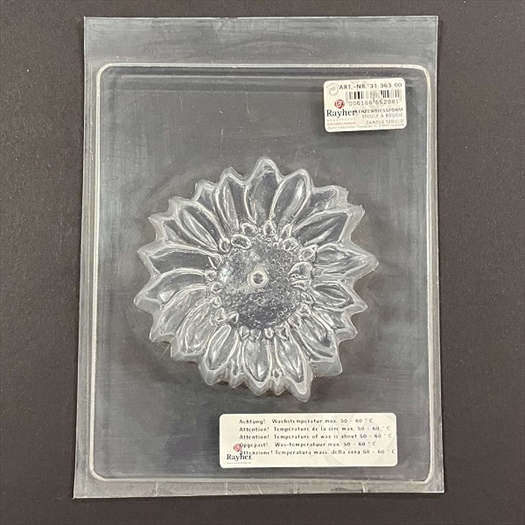 R3136300.jpg RAYHER CANDLE MOULD SUNFLOWER 10CM - Image 1