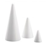 RAYHER STYROFOAM CONE H.12CM