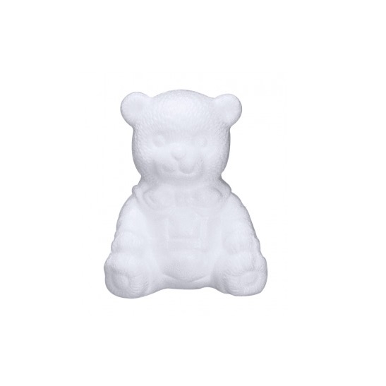 R3319300.jpg RAYHER STYROFOAM BEAR 8CM - Image 1