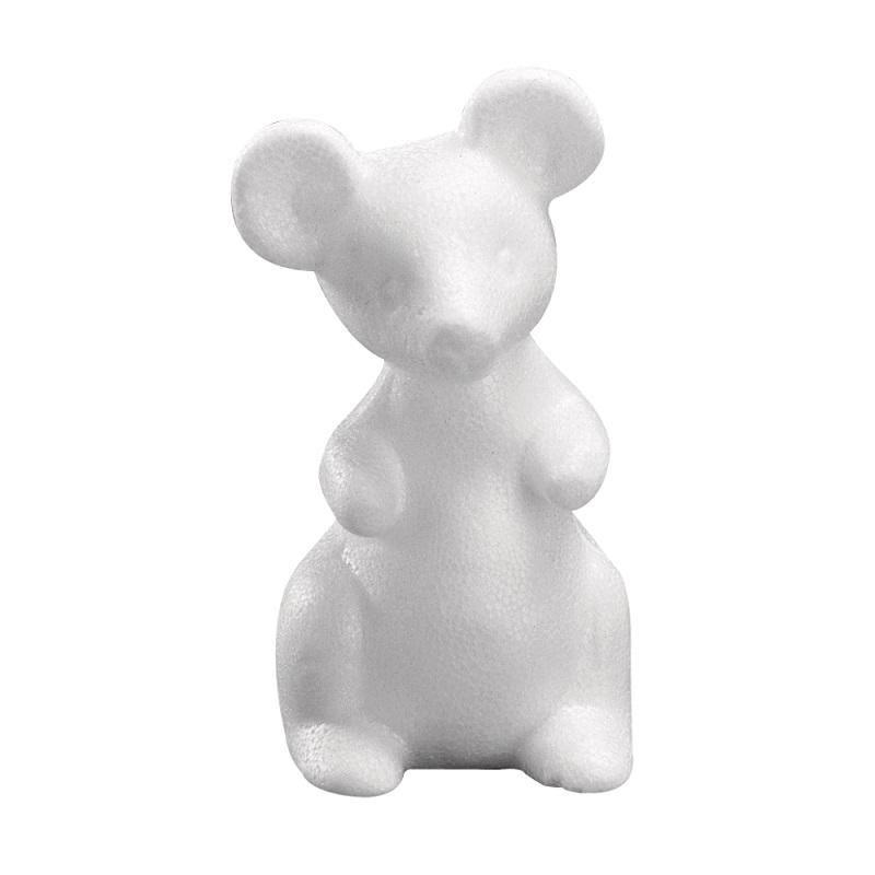 R3320000.jpg RAYHER STYROFOAM MOUSE 13CM - Image 1