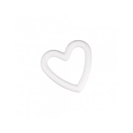 R3325500.jpg RAYHER STYROFOAM HEART 20CM RING - Image 1
