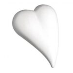 RAYHER STYROFOAM HEART DROP FLAT 35CM