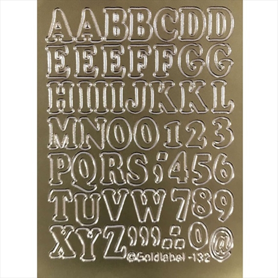 R3336806.jpg RAYHER ADHESIVE LETTERS GOLD ABC ALPHABET 1CM - Image 1