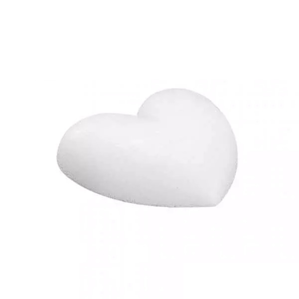 R3344600.jpg RAYHER STYROFOAM HEART FLAT 5CM - Image 1