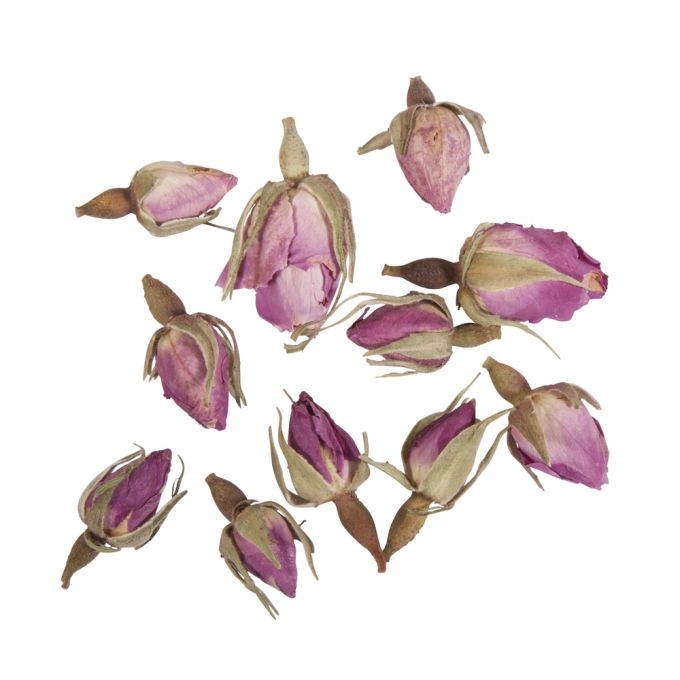 R34242000.jpg RAYHER BLOSSOMS ROSEBUDS ENTIRELY PINK 7G - Image 1