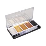 RAYHER METALLIC WATERCOLOUR CAKES SET 5PCS GOLD/BLACK/WHITE - Image 2