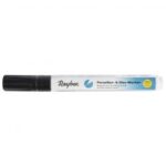 RAYHER PORCELAIN+GLASS MARKER CONTOUR 1MM BLACK