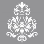 RAYHER STENCIL 30.5X30.5CM BROCADE MOTIVE