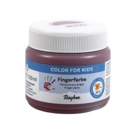 R38959540.jpg RAYHER FINGER PAINT 150ML BROWN EARTH - Image 1