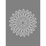 RAYHER STENCIL 15X20CM ORNAMENT
