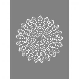 R38976000.jpg RAYHER STENCIL 15X20CM ORNAMENT - Image 1