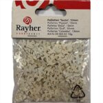 RAYHER SEQUINS PAILLETTES DOVE 10MM 10G