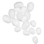 RAYHER PLASTIC EGG 6CM WHITE [1PC]
