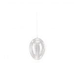 RAYHER PLASTIC EGG 10CM [2PARTS] CRYSTAL