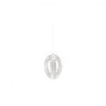 RAYHER PLASTIC EGG 6CM [2PARTS] CRYSTAL