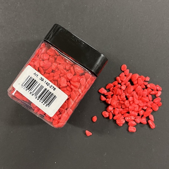 R39142278.jpg RAYHER NUGGETS/STONES 375G LIGHT RED - Image 1